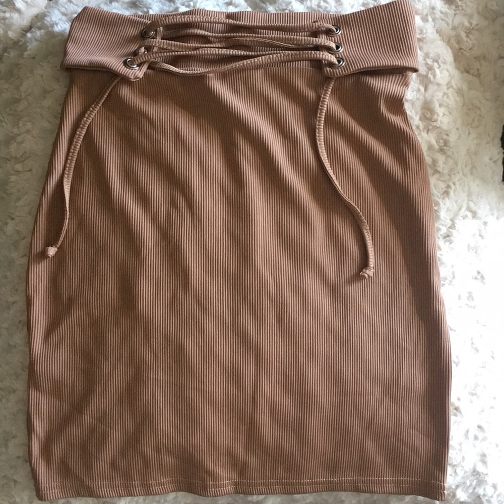Missguided Lace Up Skirt